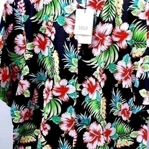 SSLR Men's Collection
Vacay Leave Floral Button Front Shirt